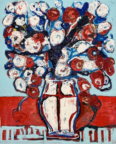 Fleur De Sel No. 14 2021 Conversas de cores, 2021 (óleo sobre tela) de Jay Batlle