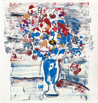 Fleur De Sels n.º 34 Passeios sérios, 2021 (óleo sobre papel) de Jay Batlle