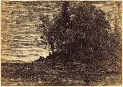 Bosque do eremita de Jean-Baptiste-Camille Corot