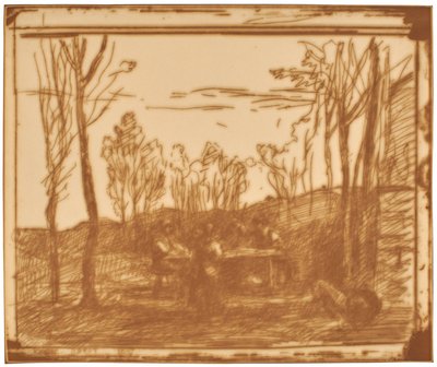 Almoço na clareira de Jean-Baptiste-Camille Corot