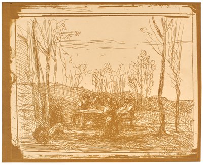 Almoço na clareira de Jean-Baptiste-Camille Corot