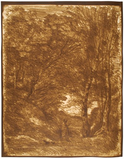 Os jardins de Horácio de Jean-Baptiste-Camille Corot