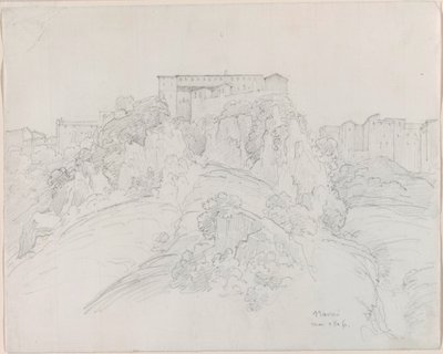 Vista de Narni de Jean-Baptiste-Camille Corot