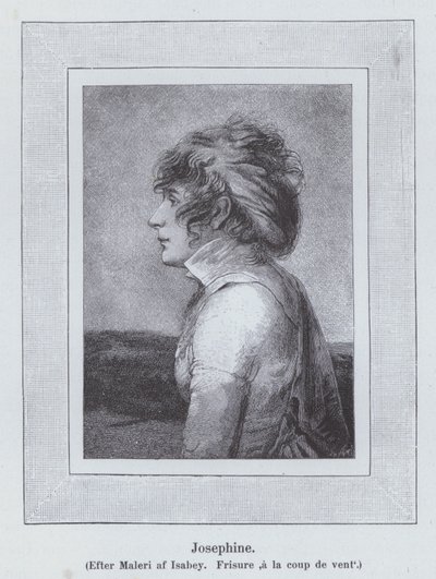 Josephine Beauharnais, primeira esposa de Napoleão I de Jean Baptiste (after) Isabey