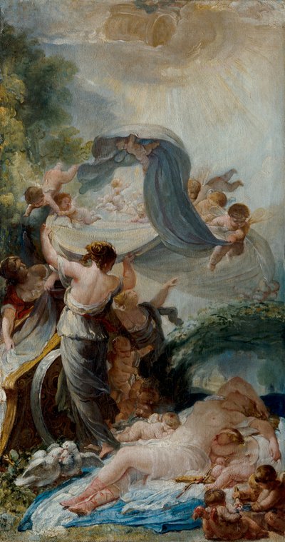 Schlafende Venus von Jean-Baptiste Deshays