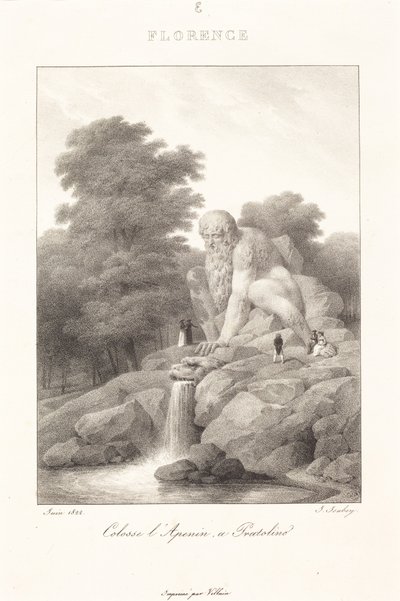 Colosso dos Apeninos, Pratolino de Jean-Baptiste Isabey