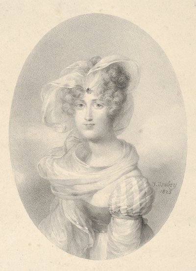 Retrato de Madame Ditte-Harmite de Jean-Baptiste Isabey