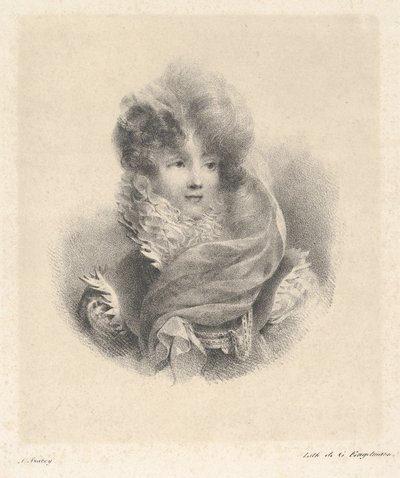 Retrato de Mademoiselle de Pavant de Jean-Baptiste Isabey