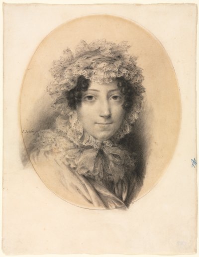 Retrato de uma senhora de Jean-Baptiste Isabey