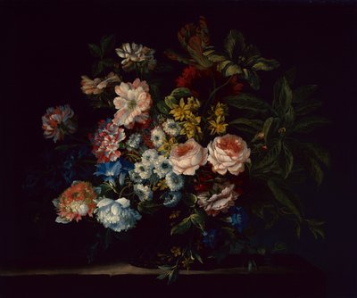 Rosas, Cravos, Jacintos e Flores (óleo sobre tela) de Jean Baptiste Monnoyer