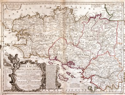 Bretanha, Leste do Pays-de-la-Loire, França de Jean Baptiste Nolin