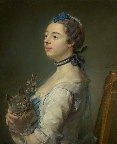 Magdaleine Pinceloup de la Grange, nascida de Parseval de Jean-Baptiste Perronneau