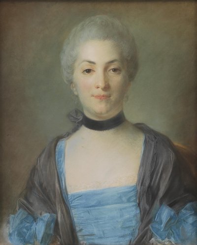 Retrato de uma senhora de Jean-Baptiste Perronneau