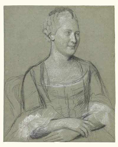 Retrato de uma mulher de Jean-Étienne Liotard