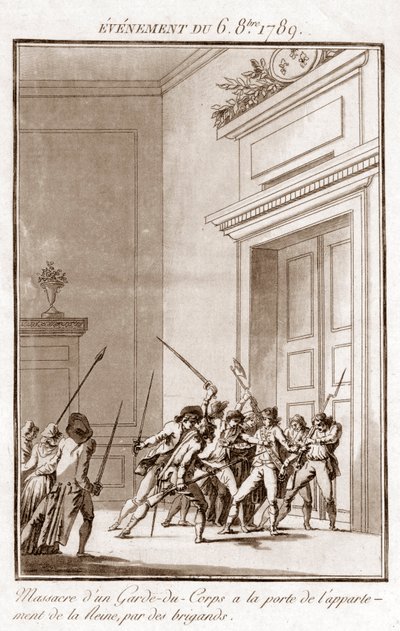 Revolução Francesa - Evento de 6 de Outubro de Jean Francois Janinet