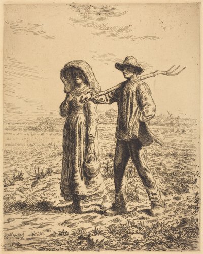 Partida para o trabalho de Jean-Francois Millet