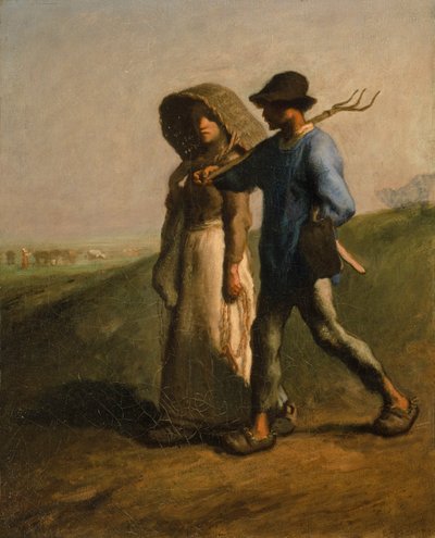 Indo trabalhar de Jean-Francois Millet