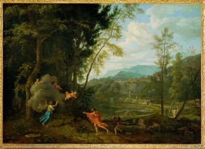 Júpiter e Io (pintura sobre tela) de Jean-Francois Millet