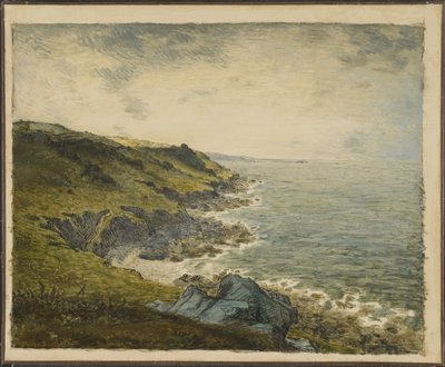 La cote a Greville (Greville Hague) - Coast at Greville, de Millet, Jean Francois (1814-1875). Óleo sobre tela. Dimensão : 60x73 cm. Nationalmuseum Estocolmo de Jean Francois Millet
