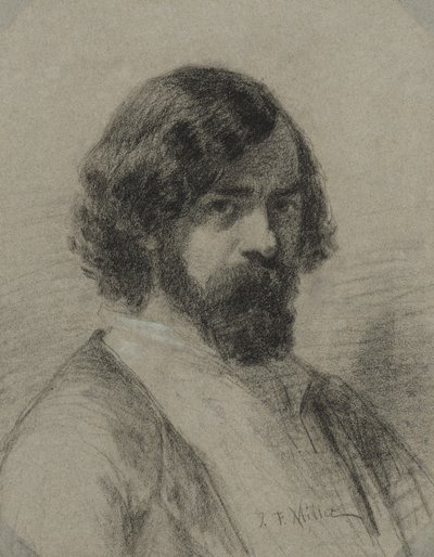 Retrato de Narciso Virgil Diaz de la Peña de Jean-Francois Millet