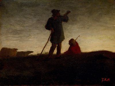 Erinnerung an die Herde von Jean Francois Millet