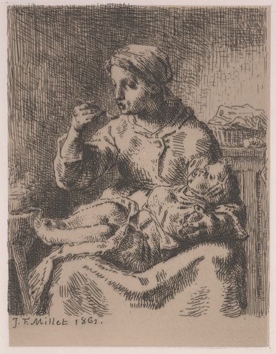 O mingau de Jean Francois Millet