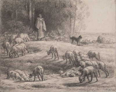 A pastora de Jean-Francois Millet