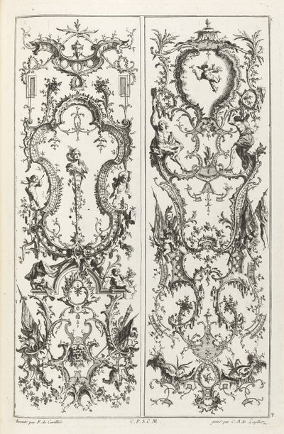 Livro de Ornamentos de Jean François Cuvilliés