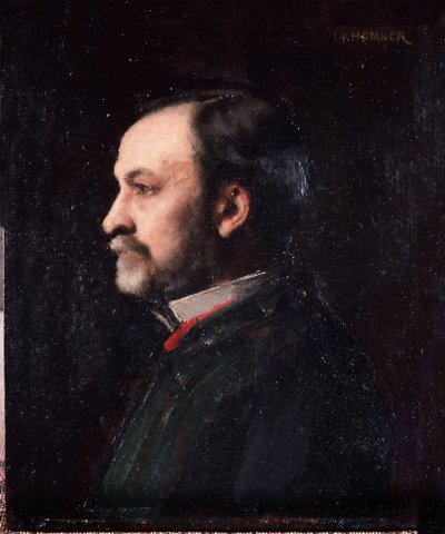 Retrato de Louis Pasteur (1822-1895), químico e biólogo francês, - por Henner, Musée de l
