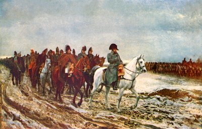 1814 (litografia a cores) de Jean-Louis Ernest (after) Meissonier