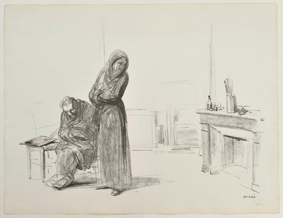 [Personagens num atelier] de Jean-Louis Forain