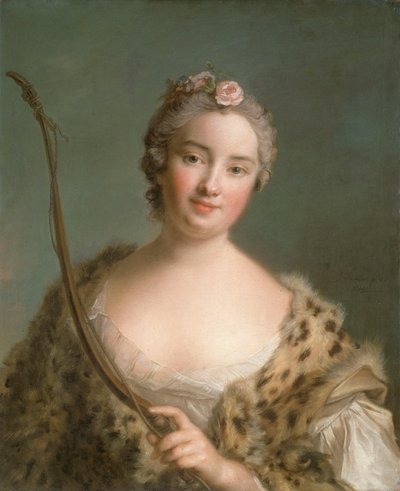 Charlotta Fredrika Sparre (1719-1795), mais tarde condessa Fersen de Jean-Marc Nattier
