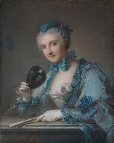 Retrato de Louise-Geneviève Royer de Jean-Marc Nattier