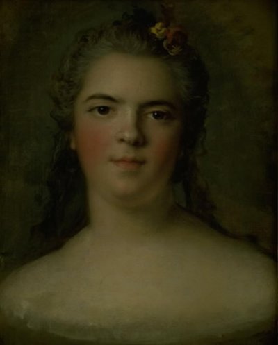 Retrato de Louise-Élisabeth da França, filha de Luís XV "Mme Infante" de Jean-Marc Nattier