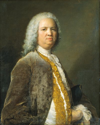 Retrato do banqueiro de Francoforte Johann Georg Leerse de Jean-Marc Nattier