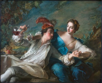Os amantes de Jean-Marc Nattier
