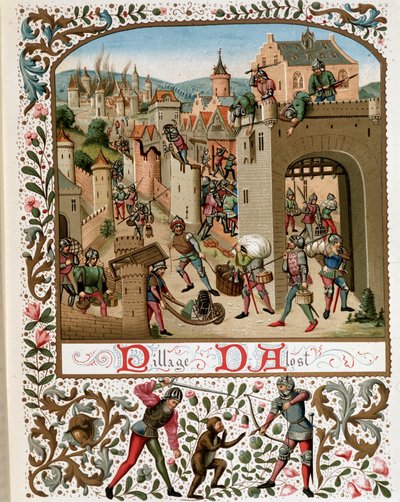 Pilhagem de Aalst (Bélgica flamenga), Idade Média de Jean (after) Froissart