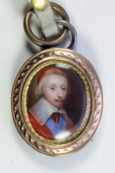 Armand-Jean Du Plessis, Cardeal, Duc De Richelieu (esmalte) de Jean (school of) Petitot