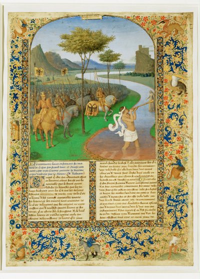 Le passage du Rubicon par Cesar-Caesar crossing the Rubicon ... de Jean (style of) Fouquet
