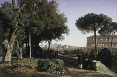 Coliseu visto do Palatino de Jean Achille Benouville