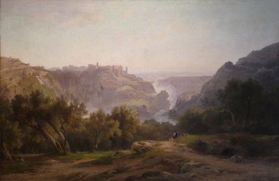 Francês: Vue de Tivoli de Jean Achille Benouville