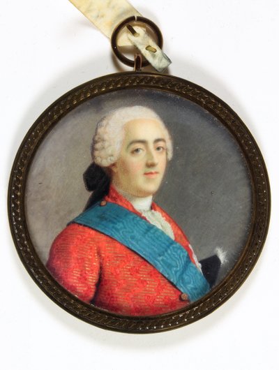 Luís XV, Rei de França (esmalte) de Jean Adam Serre