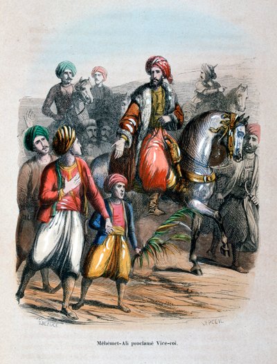 Mehmet Ali proclamou vice-rei, 1805 1847 de Jean Adolphe Beauce