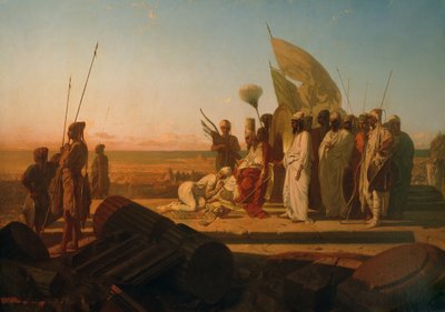 Xerxes no Helesponto de Jean Adrien Guignet