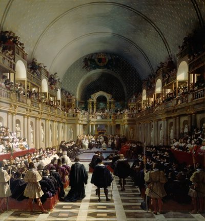 A assembléia dos Estados Gerais em 27 de outubro de 1614 de Jean Alaux