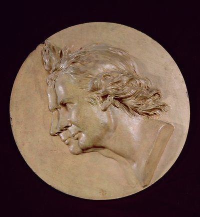 Medalhão representando Joseph (1740-1810) e Etienne Montgolfier (1745-99) de Jean Antoine Houdon