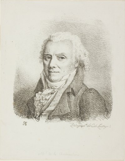 Auto-retrato com um casaco de pano escuro de Jean Antoine Laurent