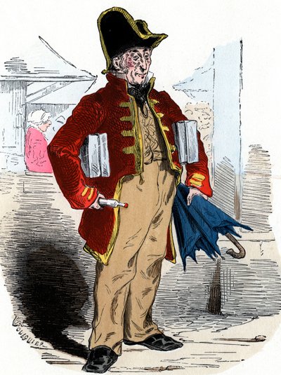 Homem que vende água de colónia de Jean Antoine Valentin Foulquier