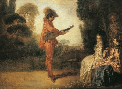 Castor (enchanteur), cerca de 1713-1714, de Jean-Antoine Watteau (1684-1721), óleo sobre tela de Jean Antoine Watteau