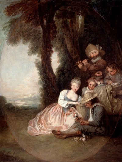 Concerto Champetre, 1715 de Jean Antoine Watteau